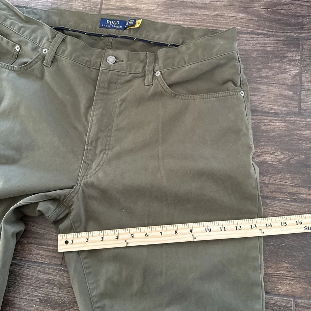 Polo Ralph Lauren Chino Pants Men 40T Tall 35 Inseam Classic Fit Olive Green